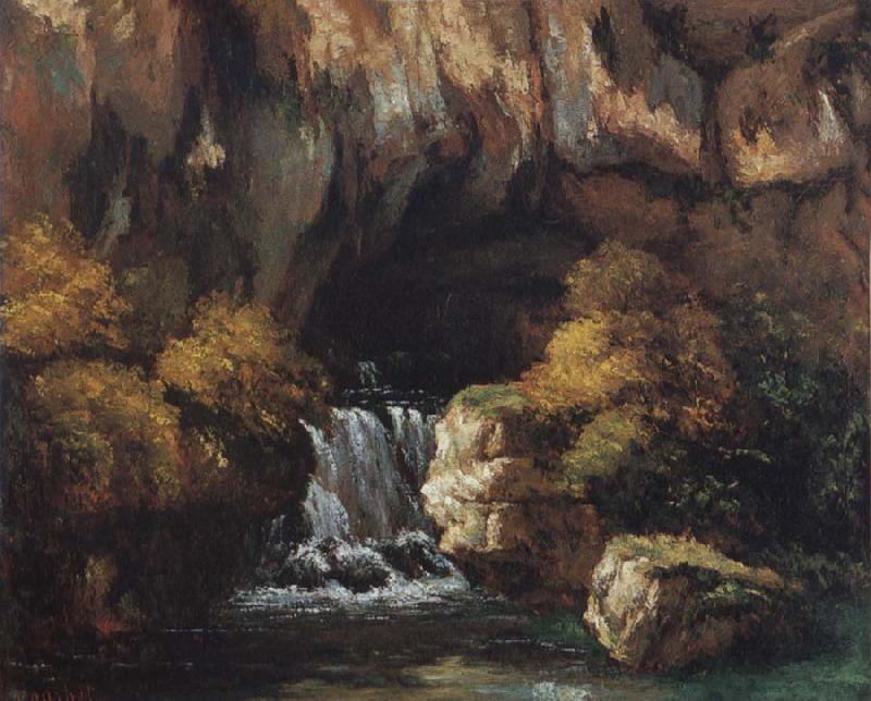 Gustave Courbet The Source of the Lison oil painting image
